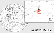 Blank Location Map of Uinskiy