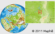 Physical Location Map of Uinskiy