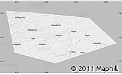 Gray Map of Uinskiy, single color outside