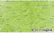 Physical Map of Uinskiy