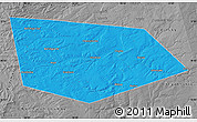Political Map of Uinskiy, desaturated