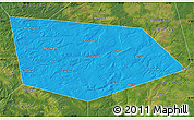Political Map of Uinskiy, satellite outside