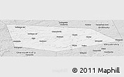 Silver Style Panoramic Map of Uinskiy