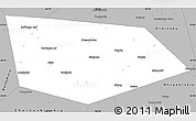 Gray Simple Map of Uinskiy