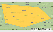 Savanna Style Simple Map of Uinskiy