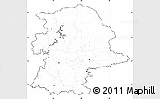 Blank Simple Map of Urals, cropped outside, no labels