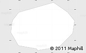 Silver Style Simple Map of Bogdanovich