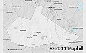 Silver Style 3D Map of Pervouralsk