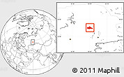 Blank Location Map of Pervouralsk