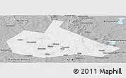 Gray Panoramic Map of Pervouralsk
