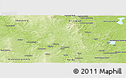 Physical Panoramic Map of Pervouralsk
