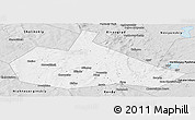 Silver Style Panoramic Map of Pervouralsk