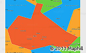 Political Simple Map of Pervouralsk