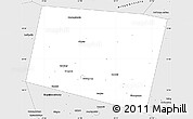 Silver Style Simple Map of Sukholozhskiy