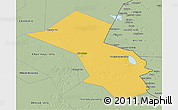 Savanna Style 3D Map of Akhtubinskiy