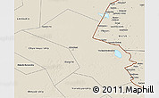 Shaded Relief 3D Map of Akhtubinskiy