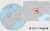 Gray Location Map of Akhtubinskiy