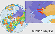Political Location Map of Akhtubinskiy