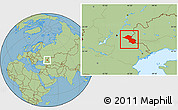 Savanna Style Location Map of Akhtubinskiy