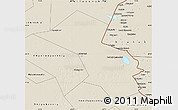 Shaded Relief Map of Akhtubinskiy