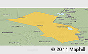 Savanna Style Panoramic Map of Akhtubinskiy
