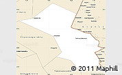 Classic Style Simple Map of Akhtubinskiy