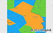 Political Simple Map of Akhtubinskiy