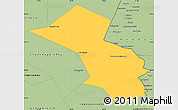 Savanna Style Simple Map of Akhtubinskiy