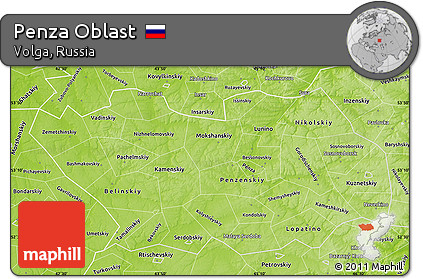 Street map Penza Russia