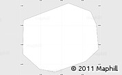 Silver Style Simple Map of Elabuga