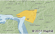Savanna Style 3D Map of Kazan