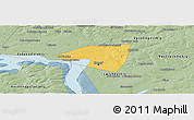 Savanna Style Panoramic Map of Kazan