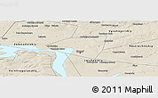 Shaded Relief Panoramic Map of Kazan