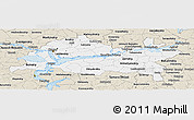 Classic Style Panoramic Map of Republic of Tatarstan