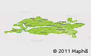 Physical Panoramic Map of Republic of Tatarstan, cropped outside