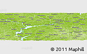 Physical Panoramic Map of Republic of Tatarstan