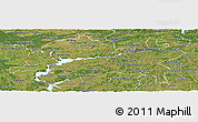 Satellite Panoramic Map of Republic of Tatarstan