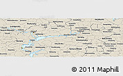 Shaded Relief Panoramic Map of Republic of Tatarstan