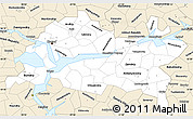 Classic Style Simple Map of Republic of Tatarstan