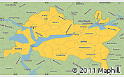 Savanna Style Simple Map of Republic of Tatarstan