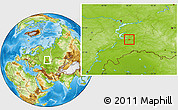 Physical Location Map of Samara