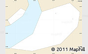 Classic Style Simple Map of Samara
