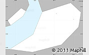 Gray Simple Map of Samara