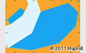 Political Simple Map of Samara