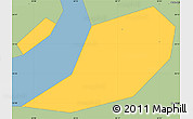 Savanna Style Simple Map of Samara