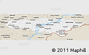 Classic Style Panoramic Map of Saratov Oblast