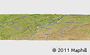 Satellite Panoramic Map of Saratov Oblast