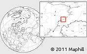 Blank Location Map of Volsk