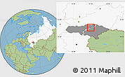 Savanna Style Location Map of Volsk, highlighted country, highlighted parent region