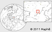 Blank Location Map of Frolovo